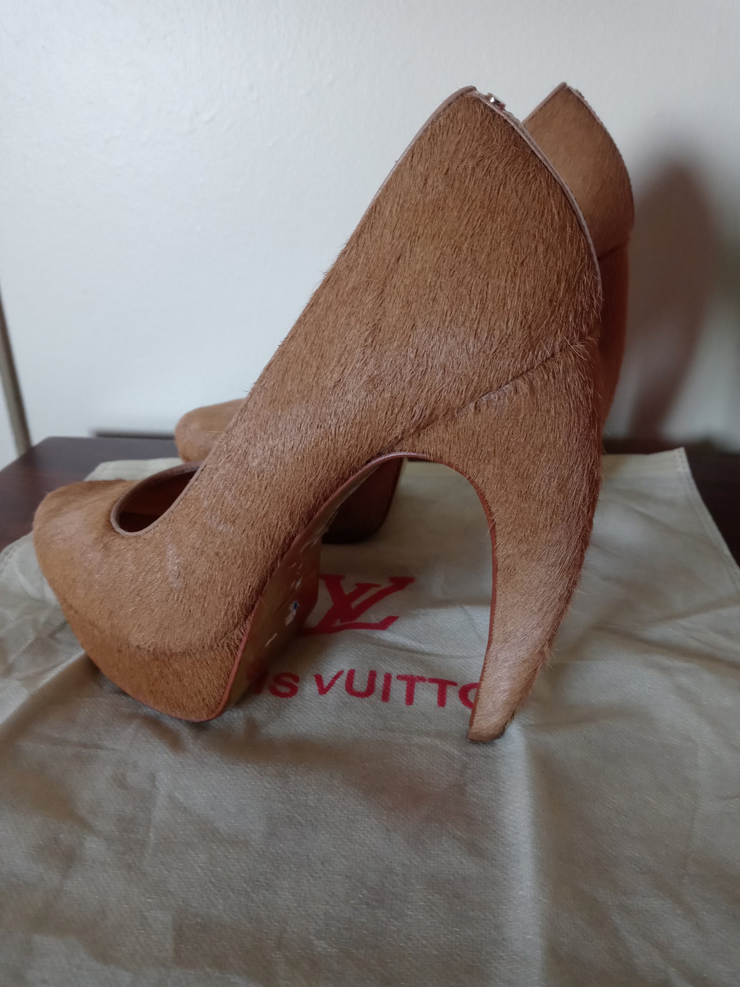 Ted Baker London Sawp Pony Hair Tan Women's High Heel Pumps