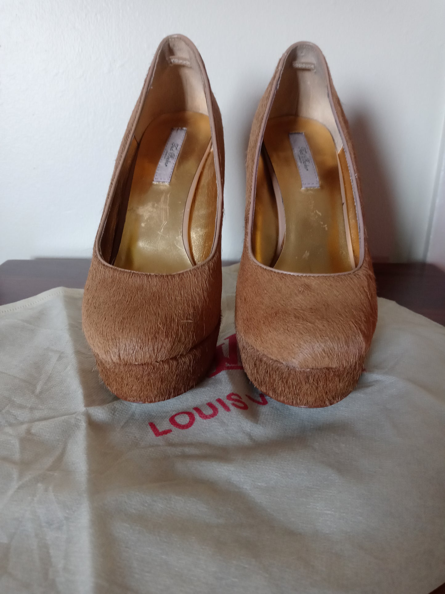 Ted Baker London Sawp Pony Hair Tan Women's High Heel Pumps