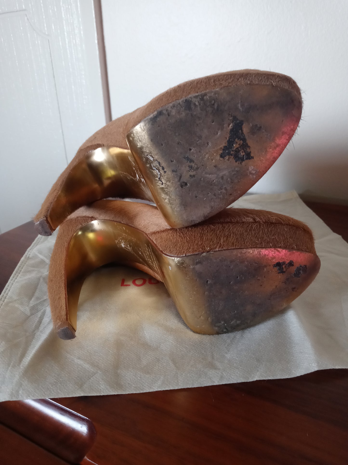 Ted Baker London Sawp Pony Hair Tan Women's High Heel Pumps