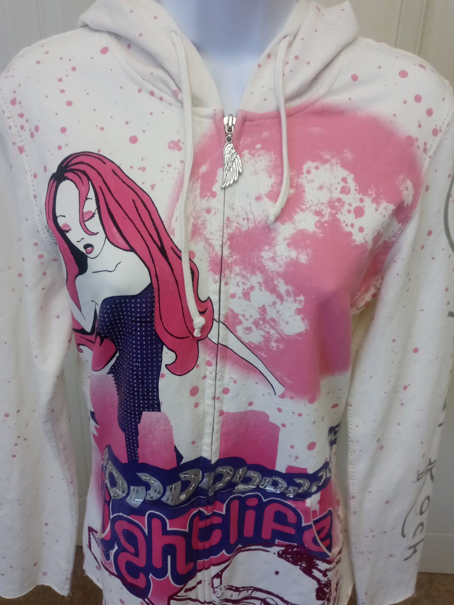 Crystal Audigier Crystal Rock Long Sleeve Hoodie