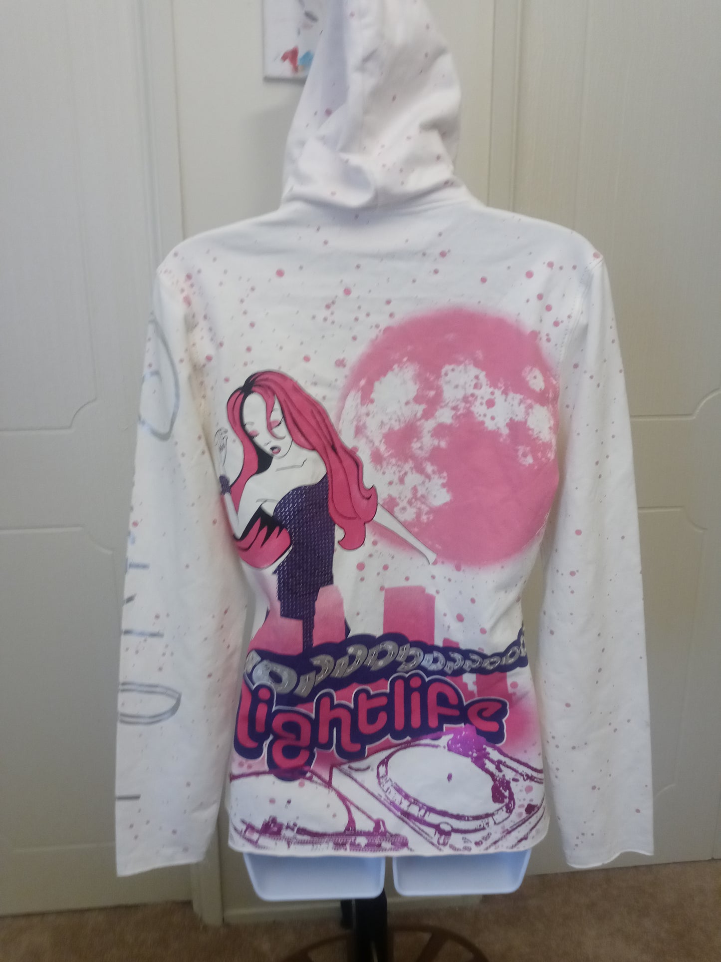 Crystal Audigier Crystal Rock Long Sleeve Hoodie