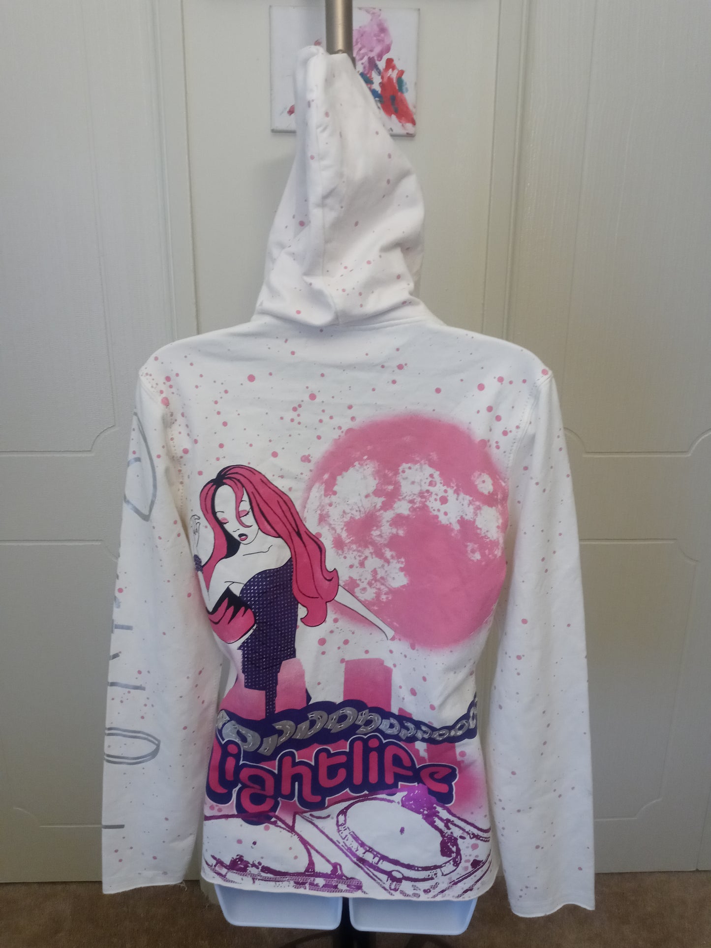 Crystal Audigier Crystal Rock Long Sleeve Hoodie