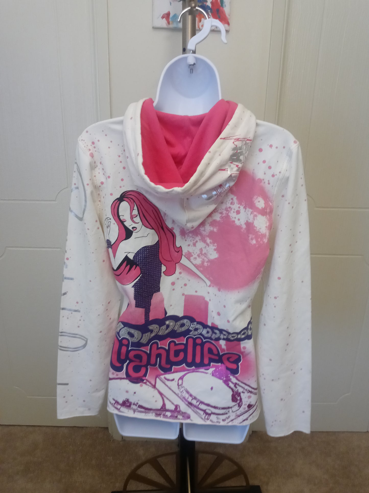 Crystal Audigier Crystal Rock Long Sleeve Hoodie
