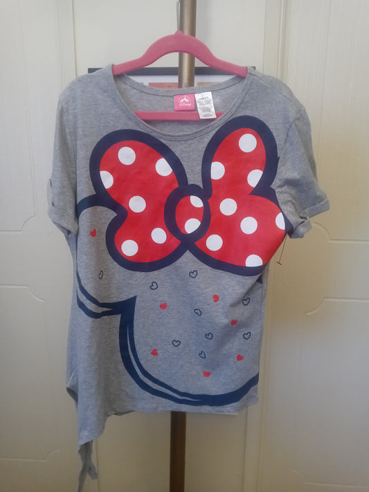 Disney Girls Grey , Red & Blue T - Shirt