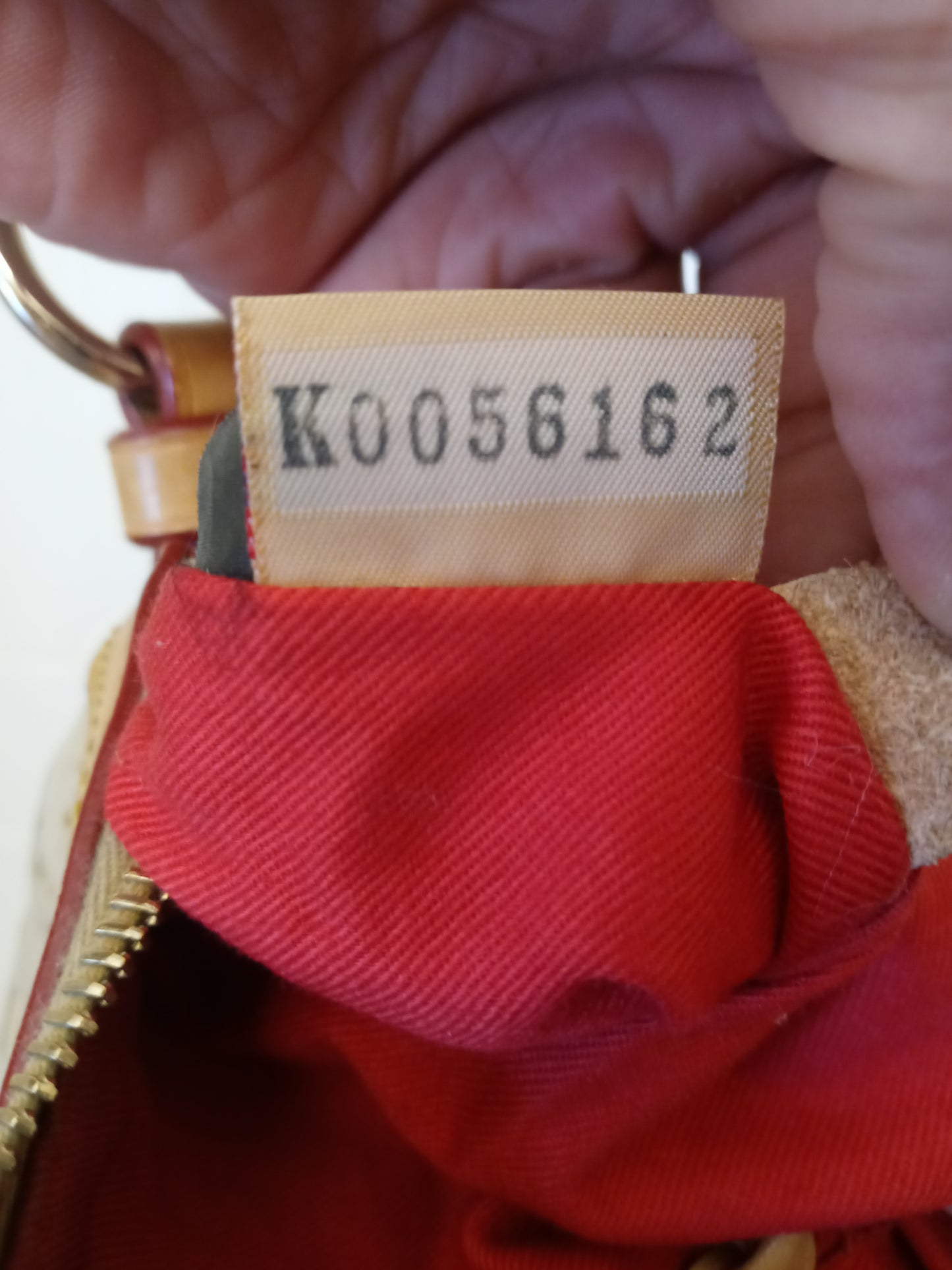 Fabric Dooney & Bourke purse with leather accents