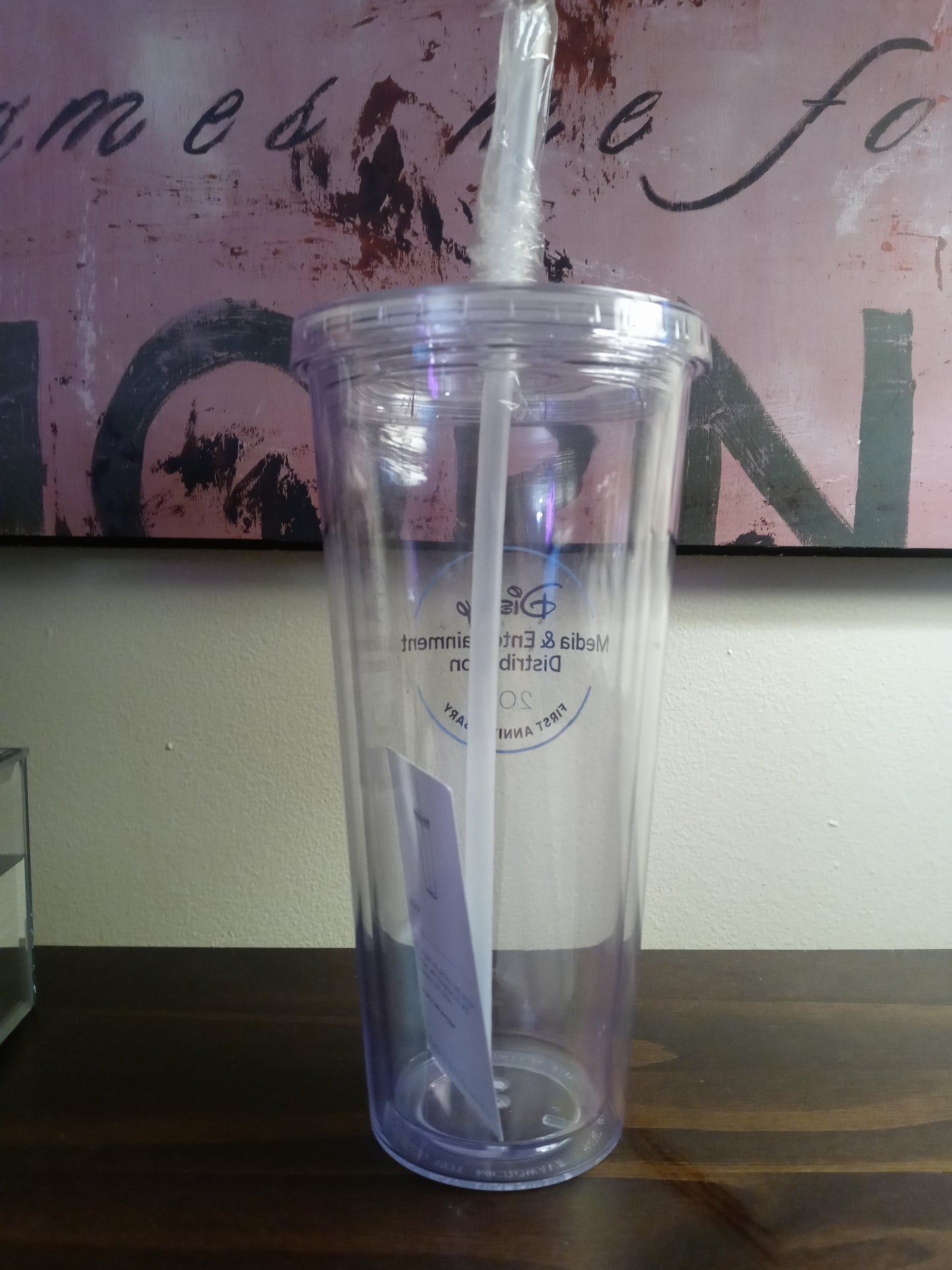 Disney Tumbler With Straw