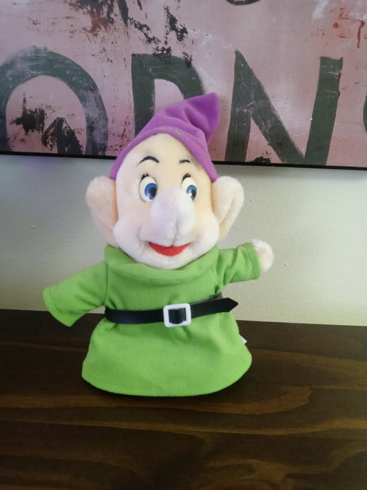 Vintage Snow White Dopey Disneyland Walt Disney World Plush Stuffed Animal 1984