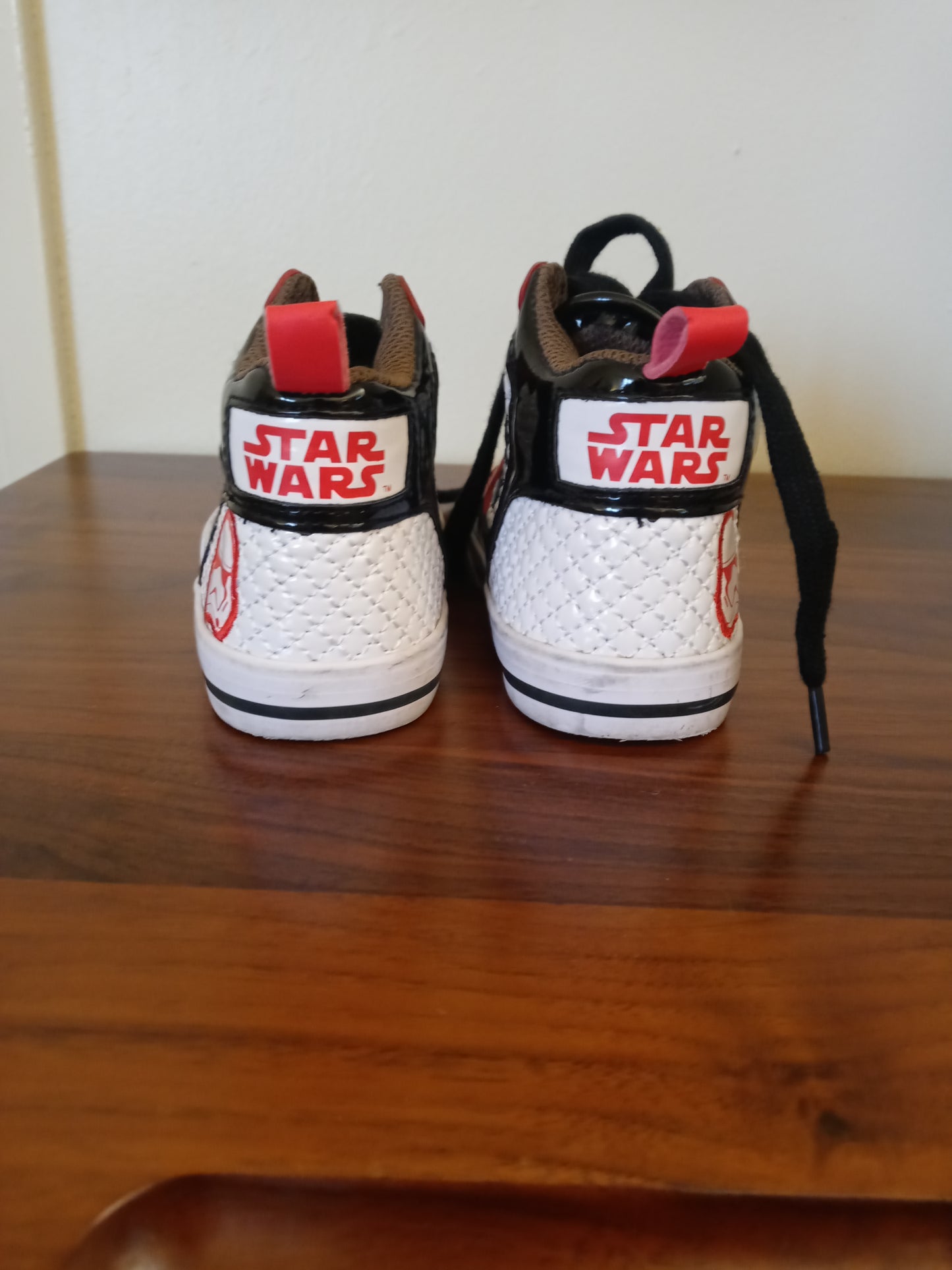 Disney Star Wars Storm Troopers The First Order High top Boy's Sneakers Size - 9