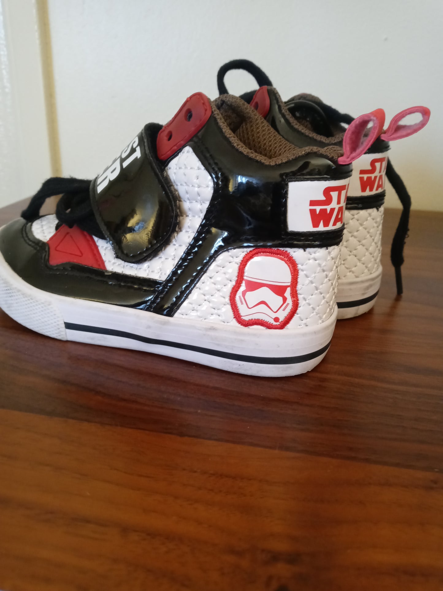 Disney Star Wars Storm Troopers The First Order High top Boy's Sneakers Size - 9