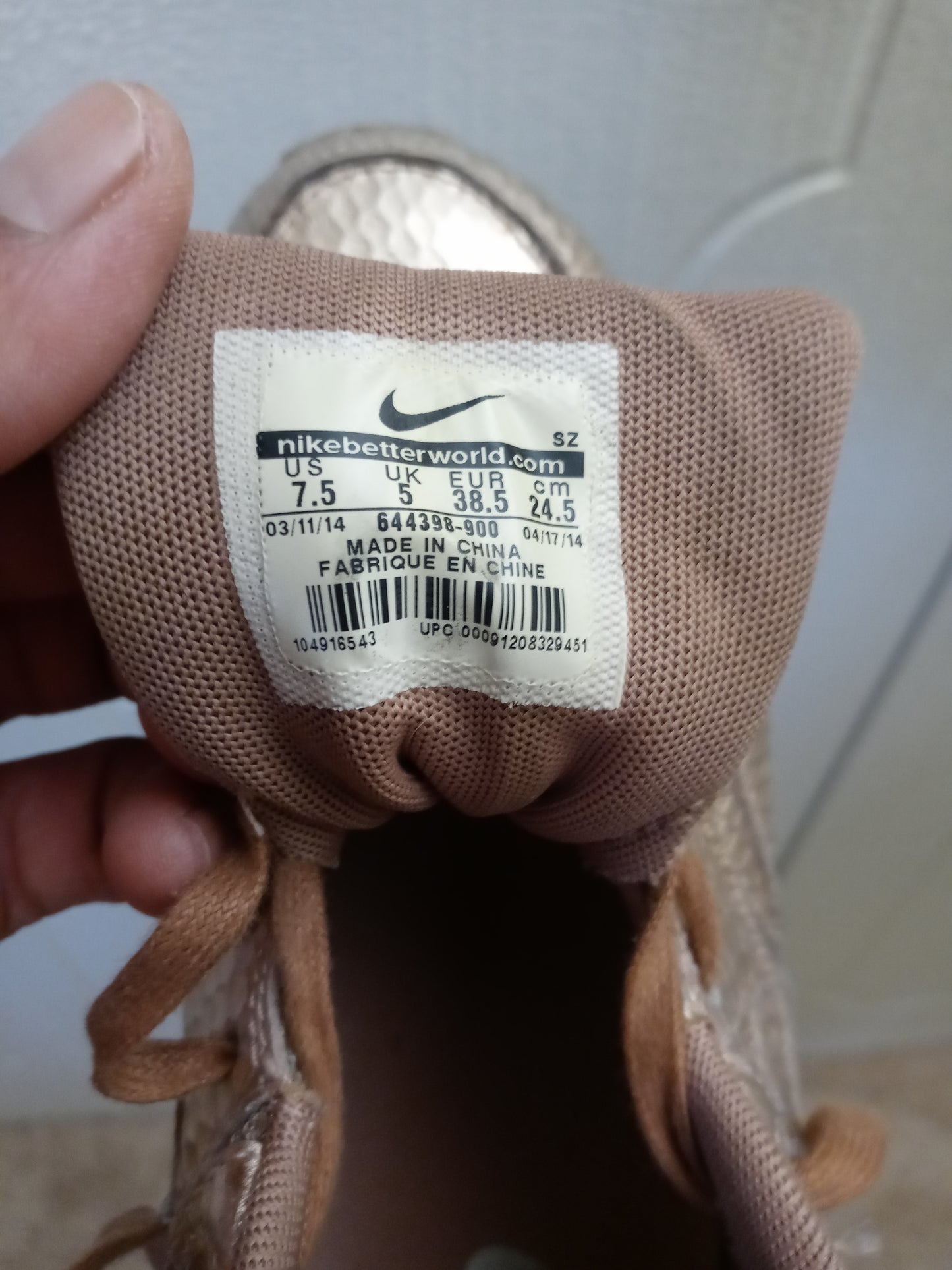 Nike Women's Wmns Air Max 1 Cut Out Prm 'Bronze