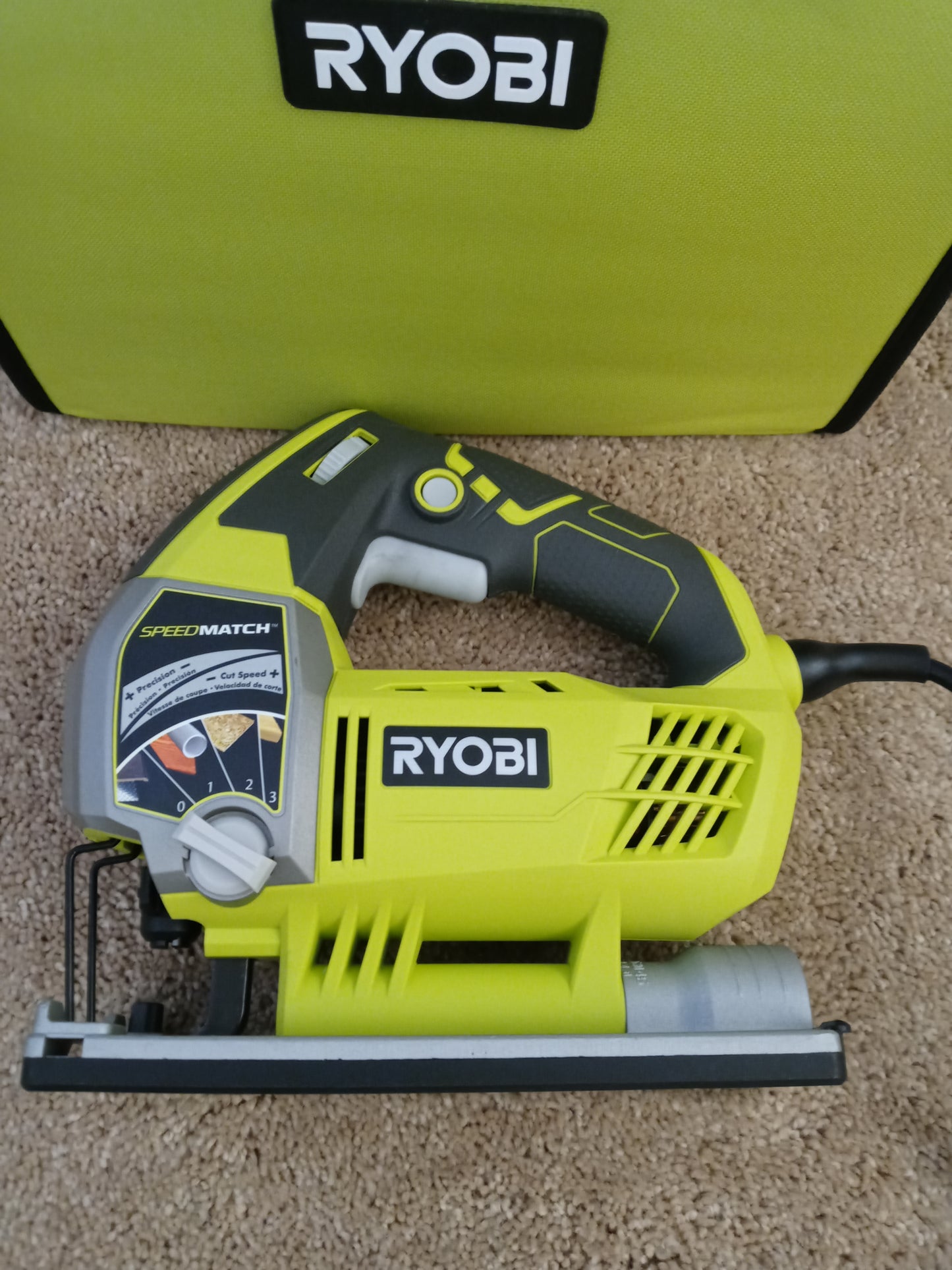 Ryobi 6.1A Variable Speed Orbital Jigsaw With Speed Match: