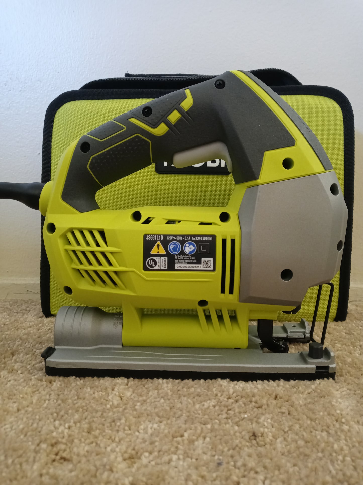 Ryobi 6.1A Variable Speed Orbital Jigsaw With Speed Match:
