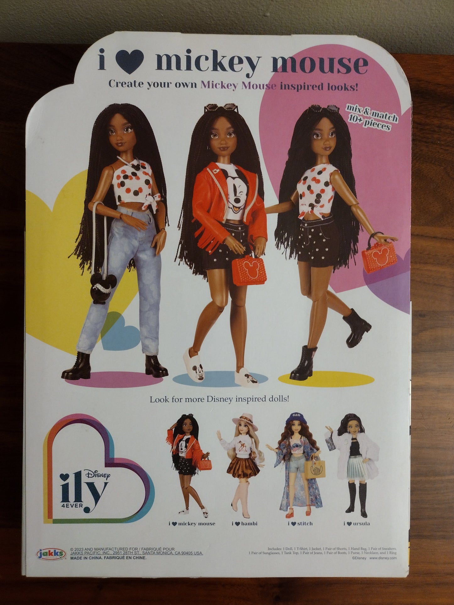 Disney 100 Years Of Wonder ily 4ever Inspired By Mickey Fashion Doll NEW 2023