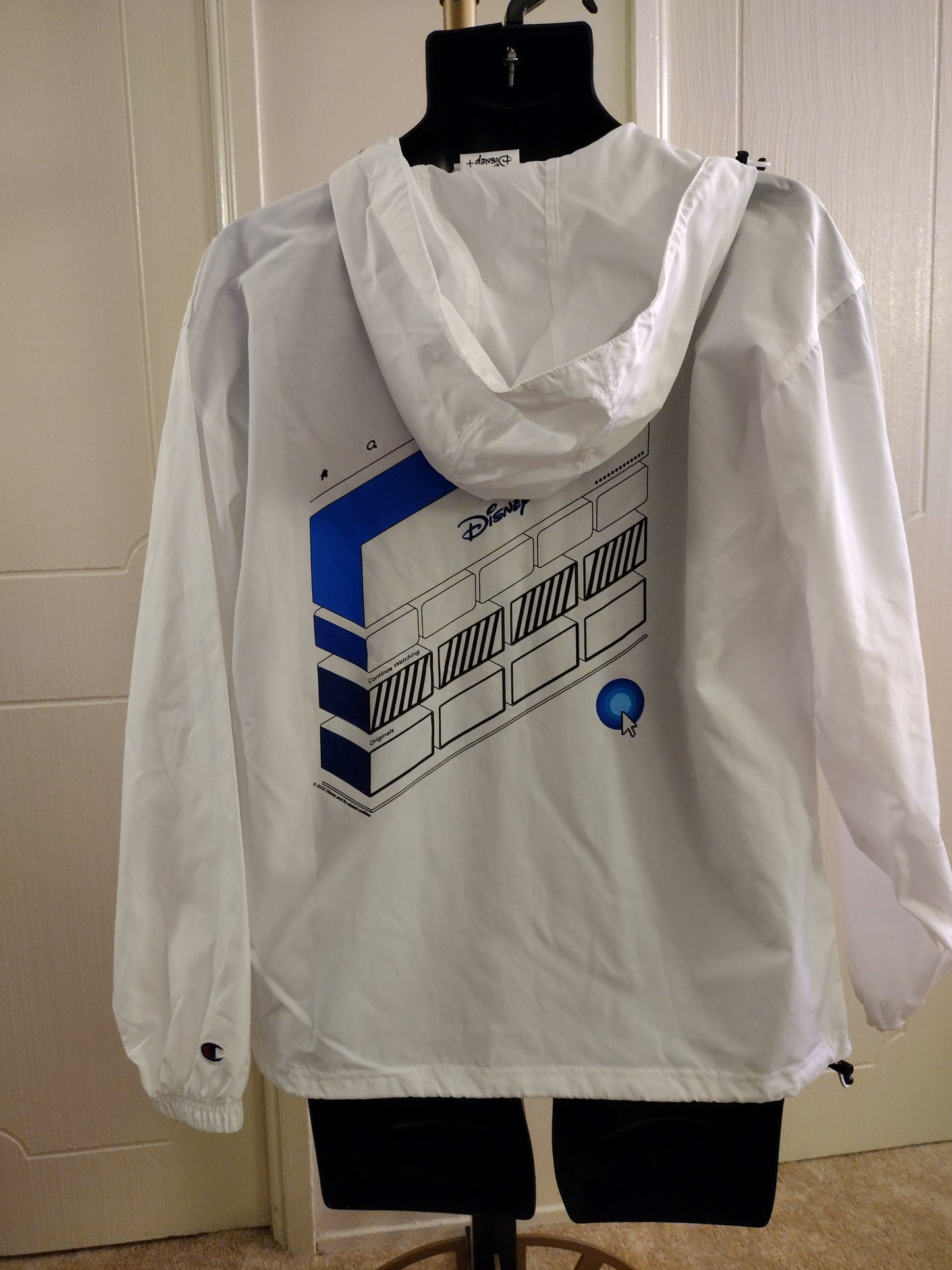 SDCC 2022 Exclusive Disney Plus Booth x Champion Packable Windbreaker