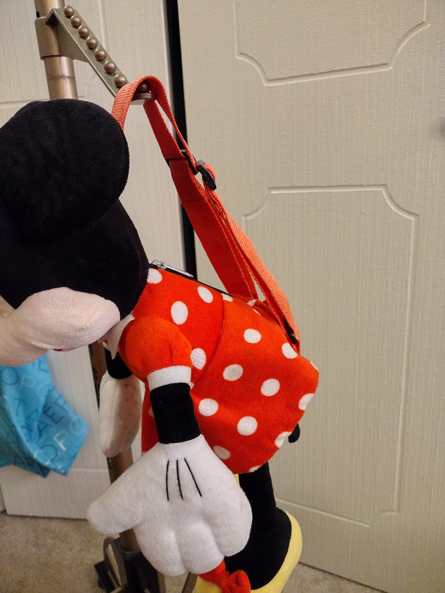 Disney Minnie Mouse 17" Plush Doll Backpack With Adjustable Strap