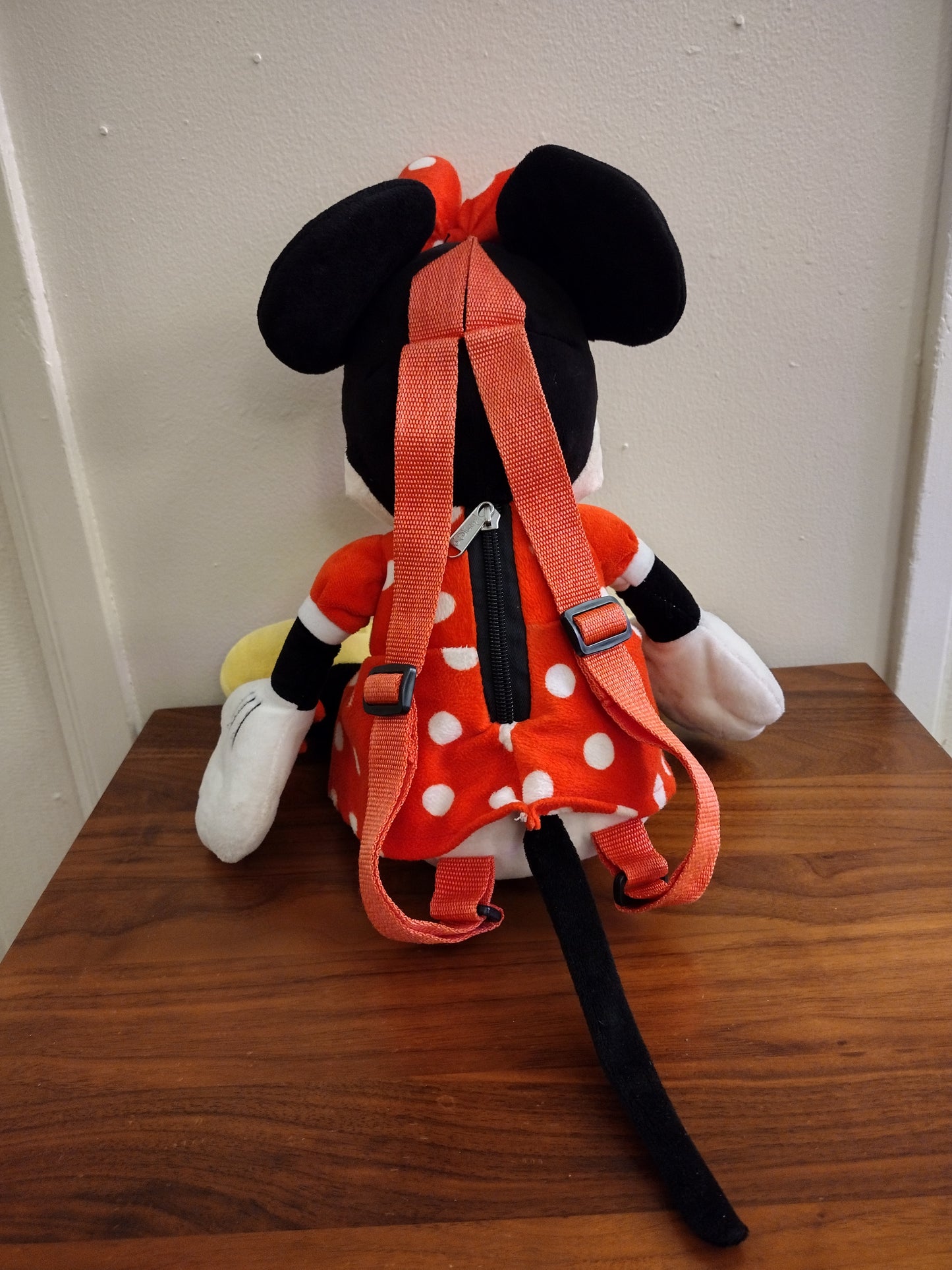 Disney Minnie Mouse 17" Plush Doll Backpack With Adjustable Strap