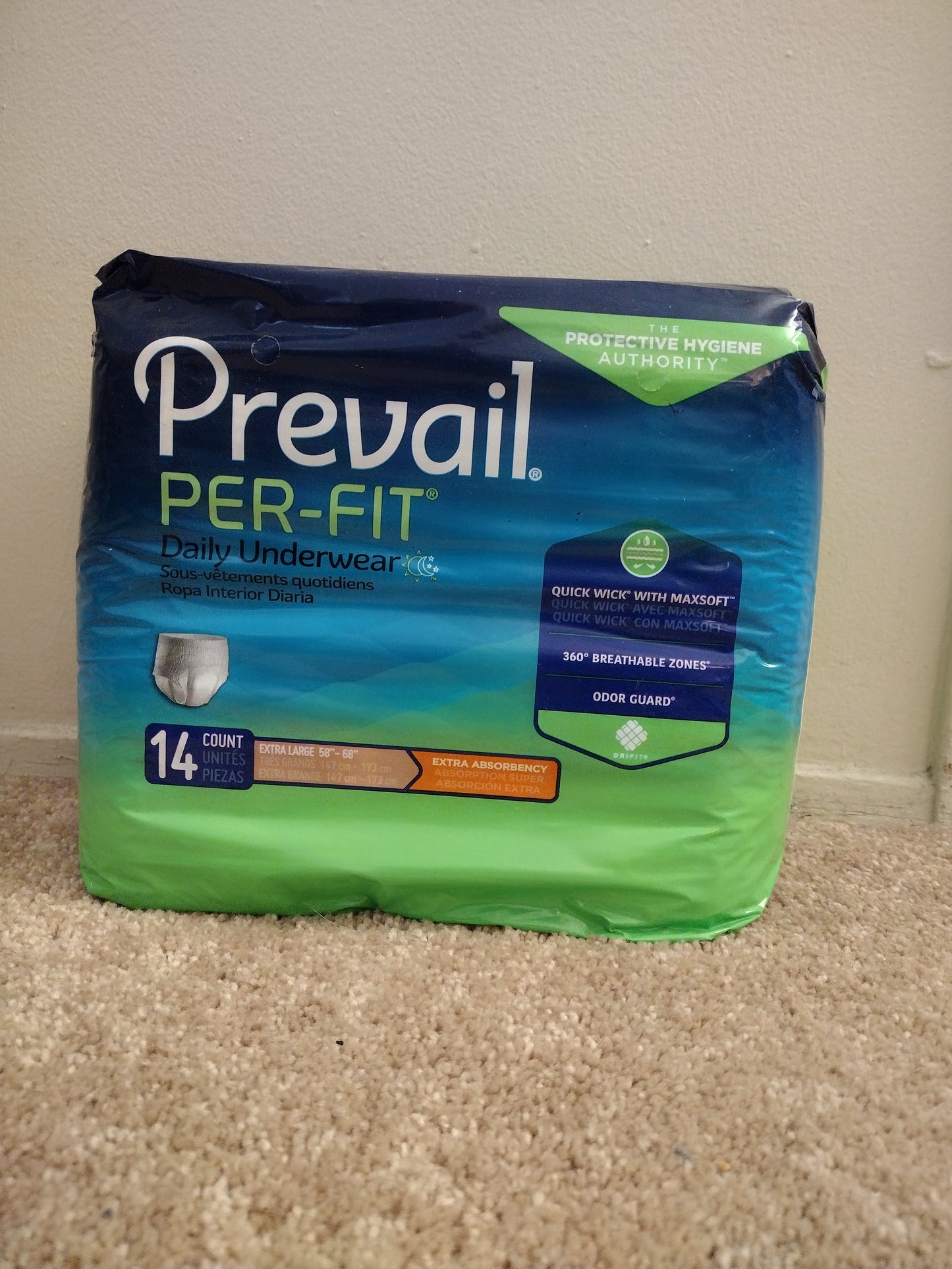 Prevail Per & Fit Adult Daily Underwear