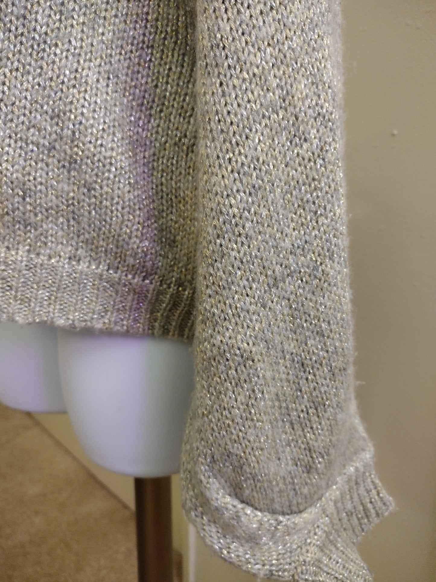 BB Dakota Steve Madden Mock Neck Grey Long Sleeve Sweater