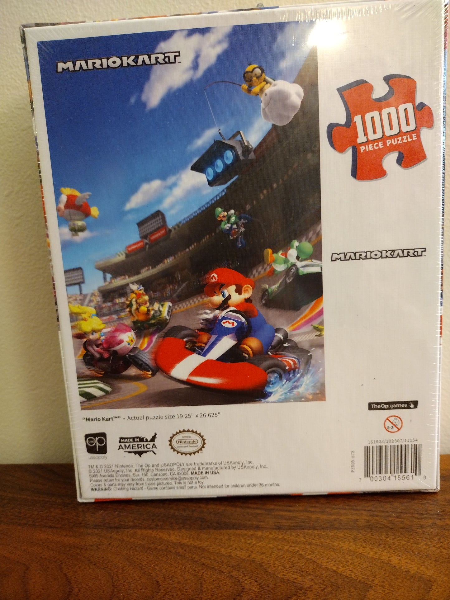 Super Mario Mario Kart 1000 Piece Puzzle Age=8+ The OP Puzzles.