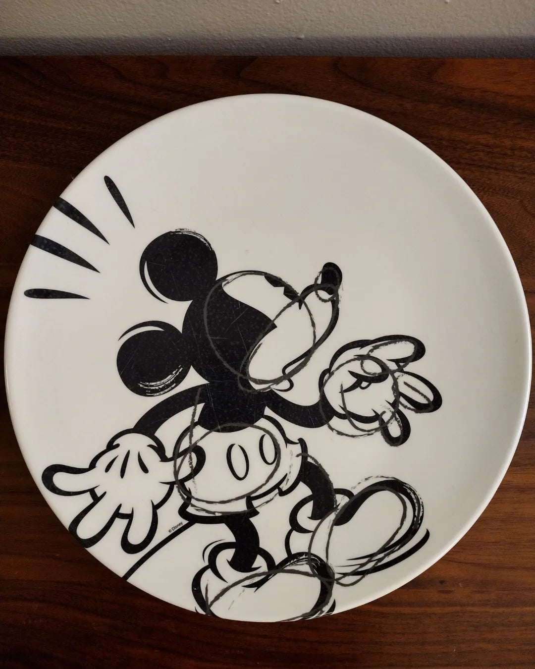 Zak! Designs x Disney Mickey Mouse 10" Dinner Plates Set Of (2)