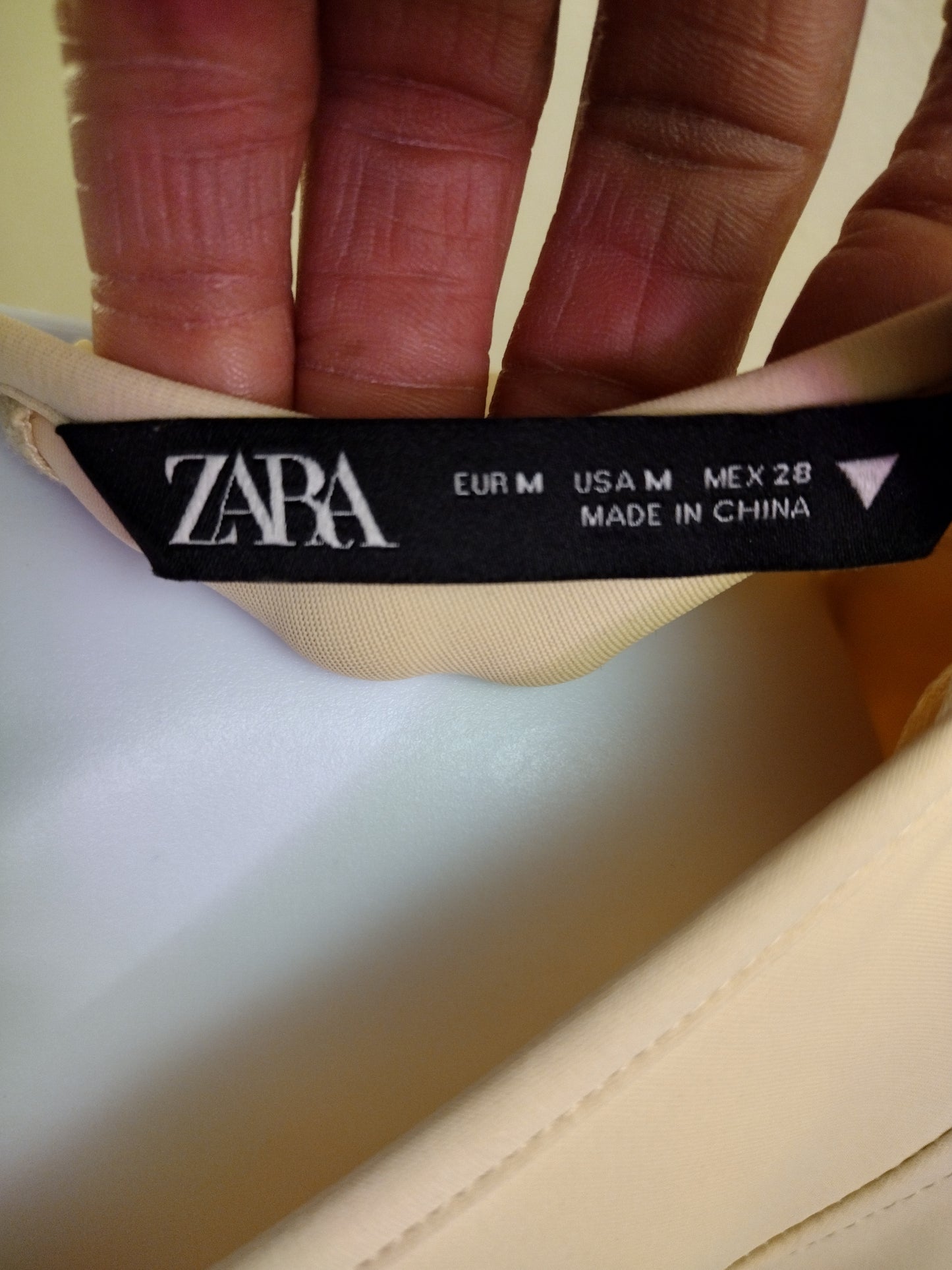 ZARA NEOPRENE-EFFECT BODYSUIT TRF |