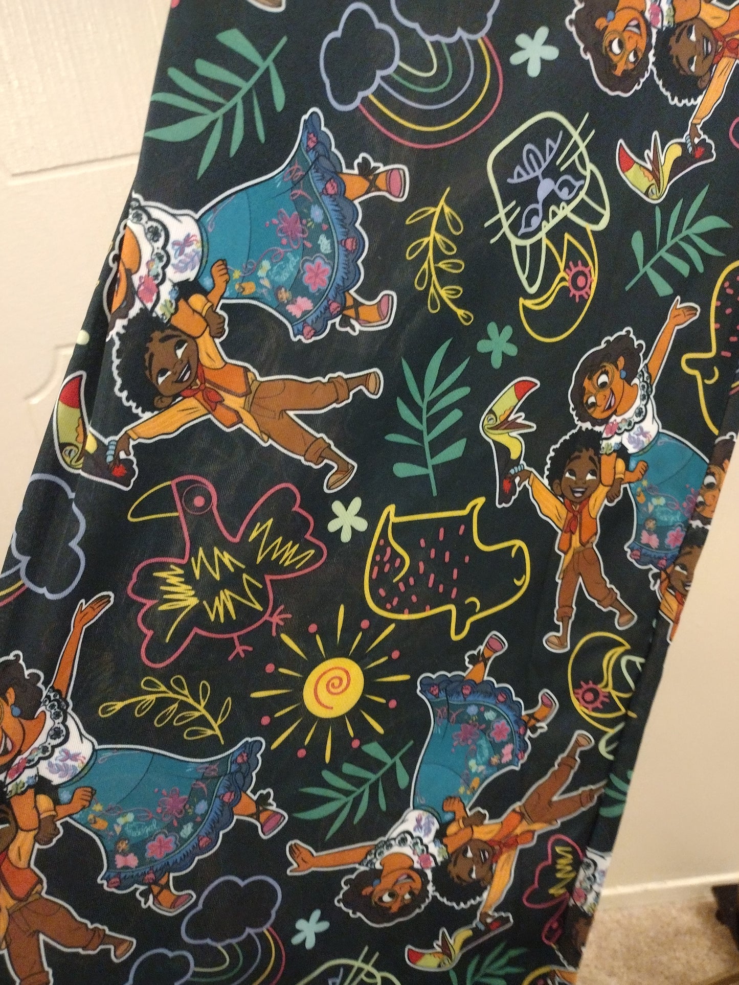 Disney Adult Encanto Allover and Drawings Pajama Pants