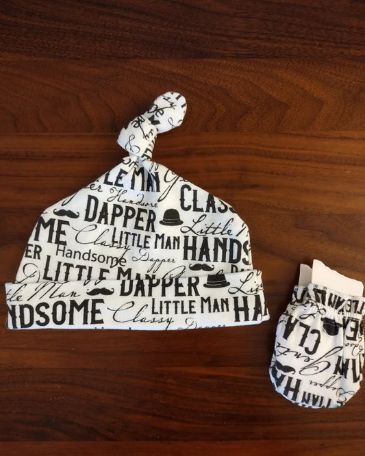 Hudson Baby Infant Boy Cotton Cap Set