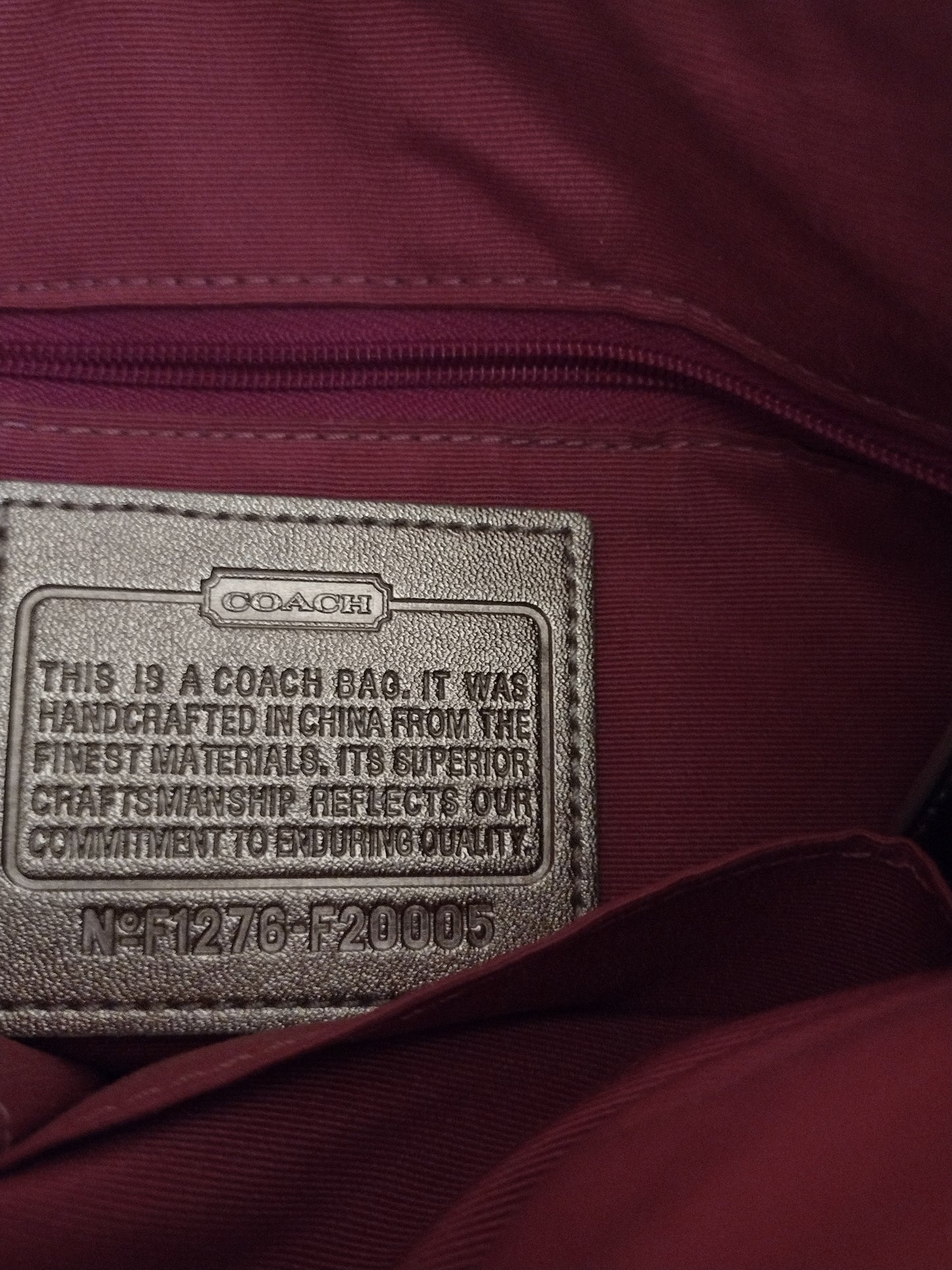 Coach Peyton Tattersall File Plaid Leather Multi Color Coated Canvas Cross Body