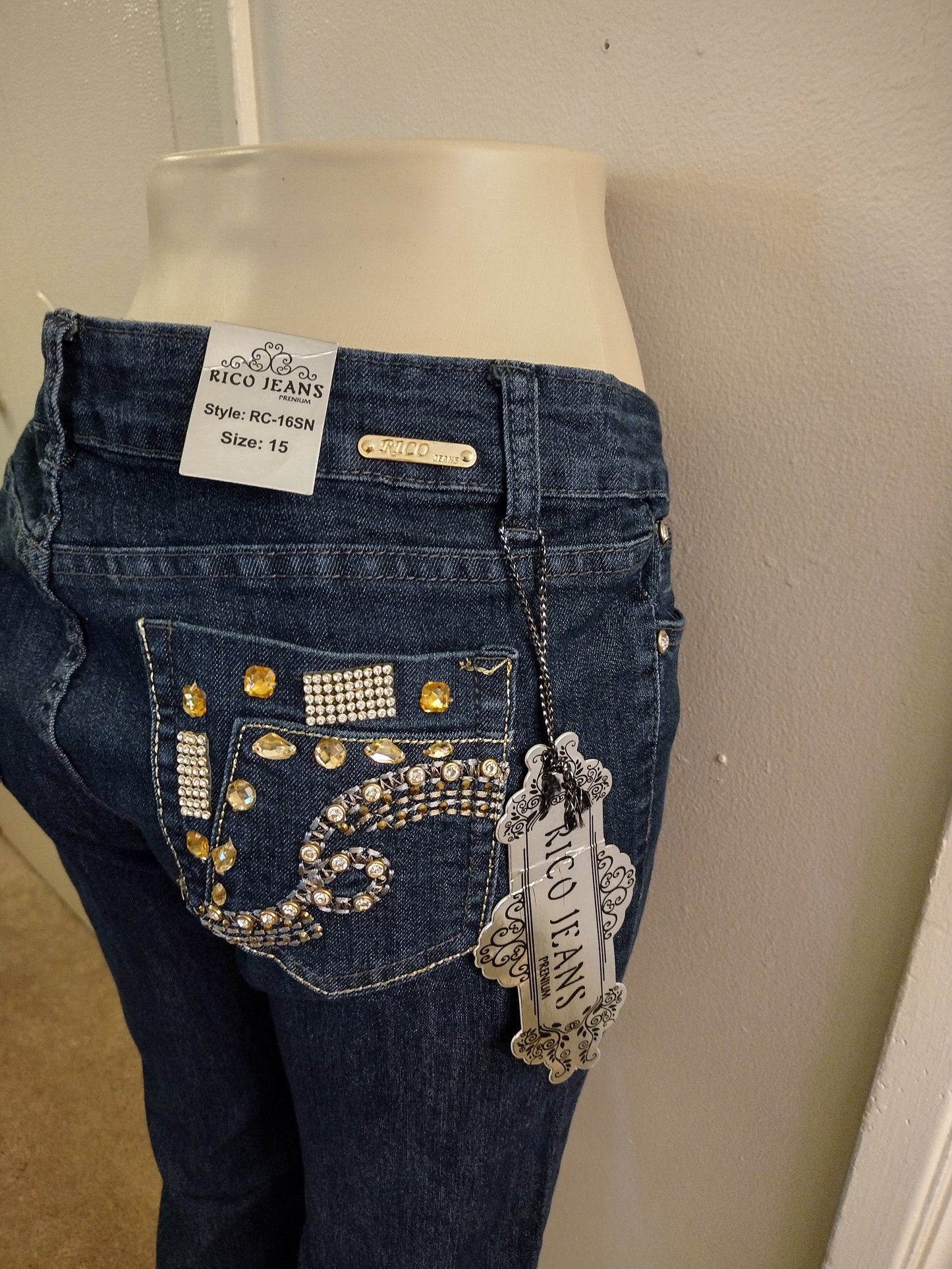 Rico Jean's USA Premium Jeans Company Women's Jeans Size - 15