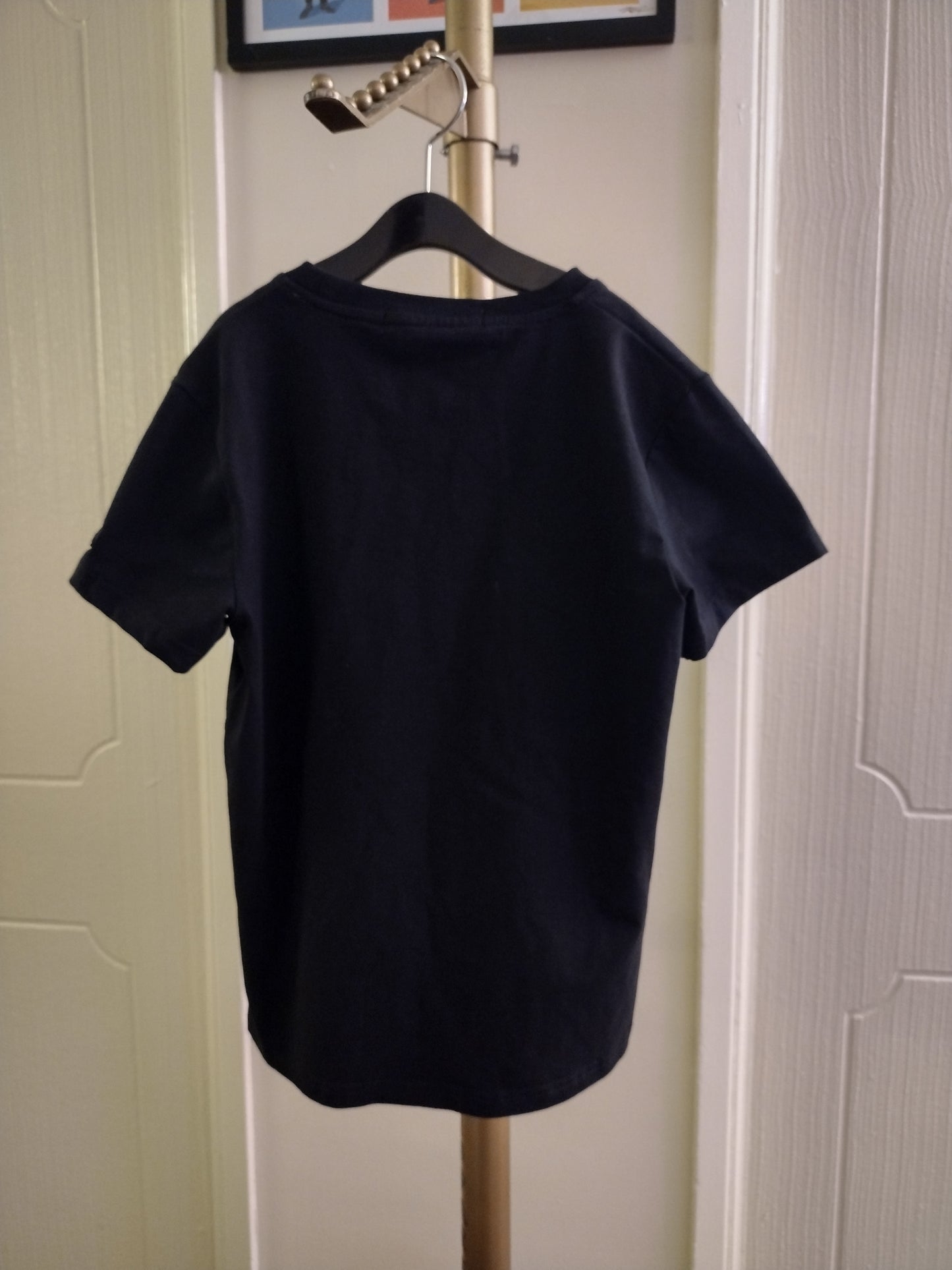 BKYS Crew Neck T-Shirt Lucky Charm Crewneck Kids Boys Blk Denim T934 Pull Over Shirt