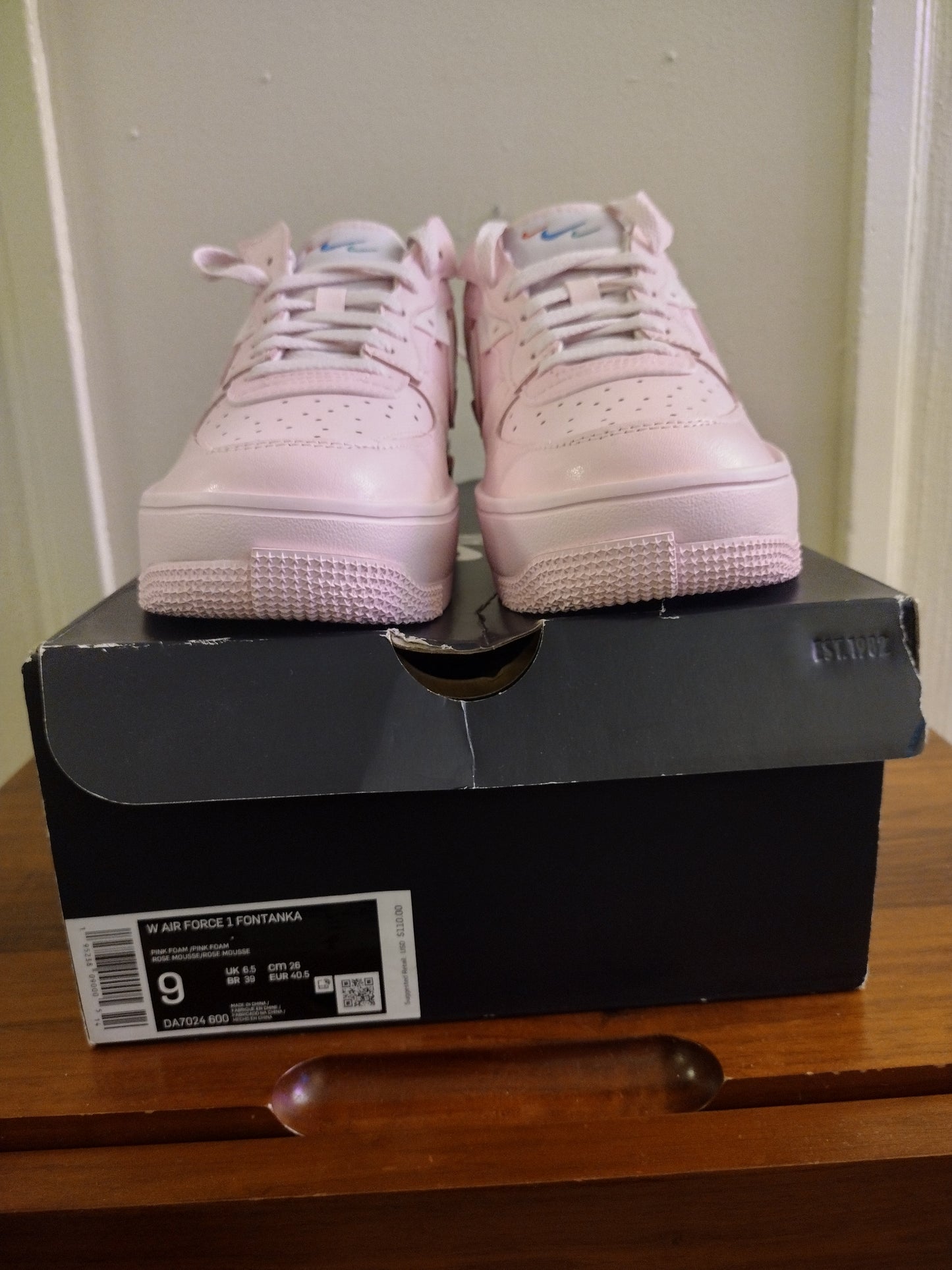 Nike Air Force 1s Fontanka Foam " Valentines Day " Style Code : DA -7024 600