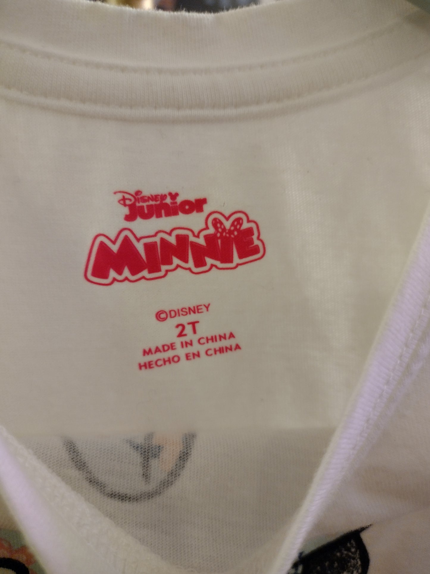 Disney Junior Minnie Mouse Short Sleeve T Shirt -2T Pre Owned