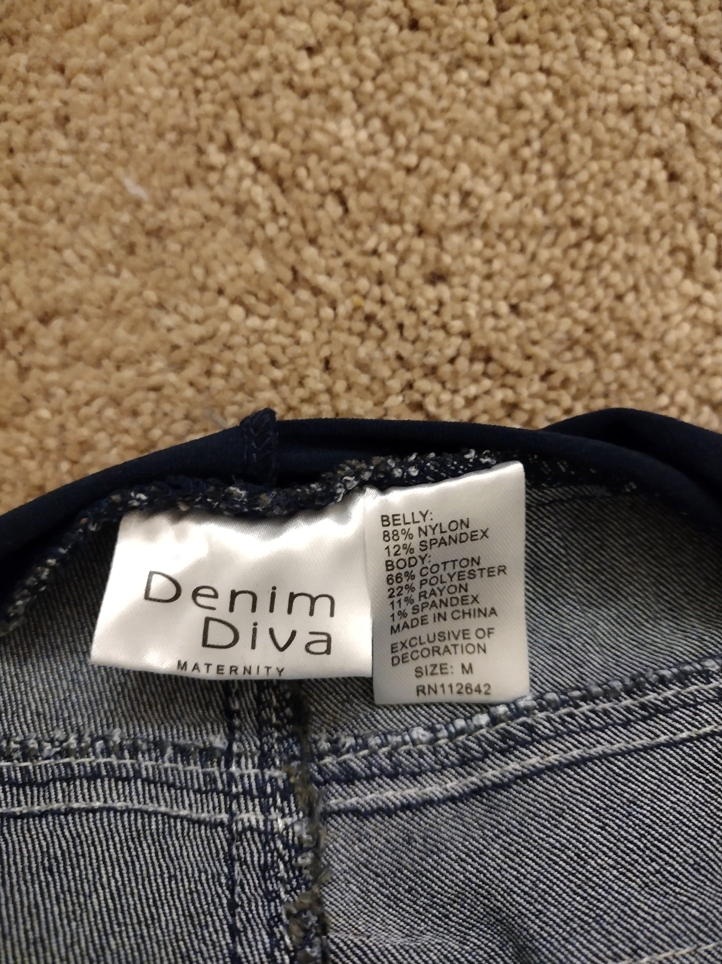 NWT Denim Diva Maternity Jean's
