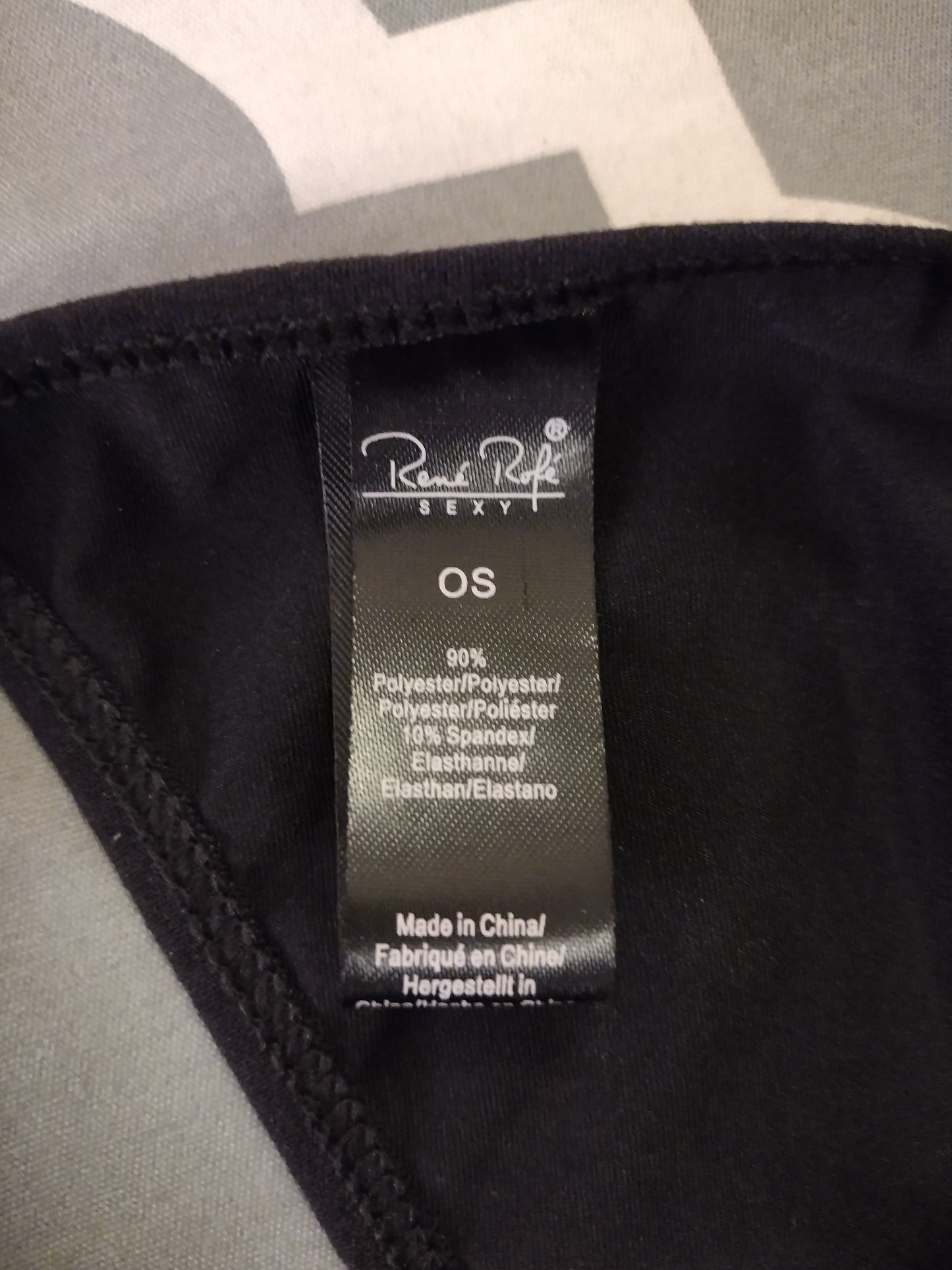 Rene Rofe Black Thong / String Panty's