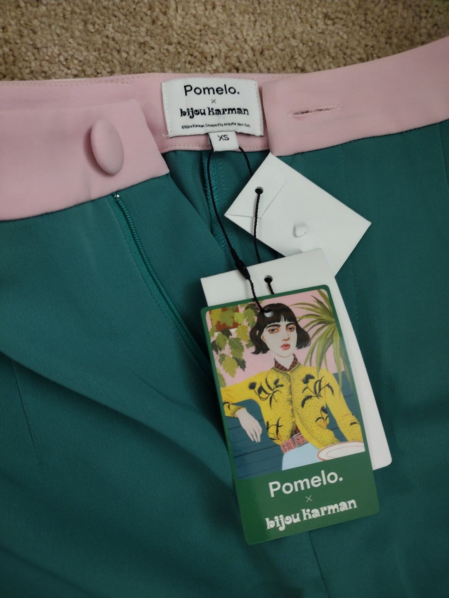 Pomelo x Bijou Karman Women's Cute Dress Pants