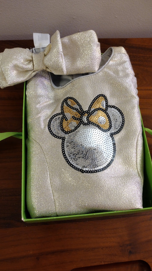 Disney Minnie Mouse Gold Holiday Dress Set