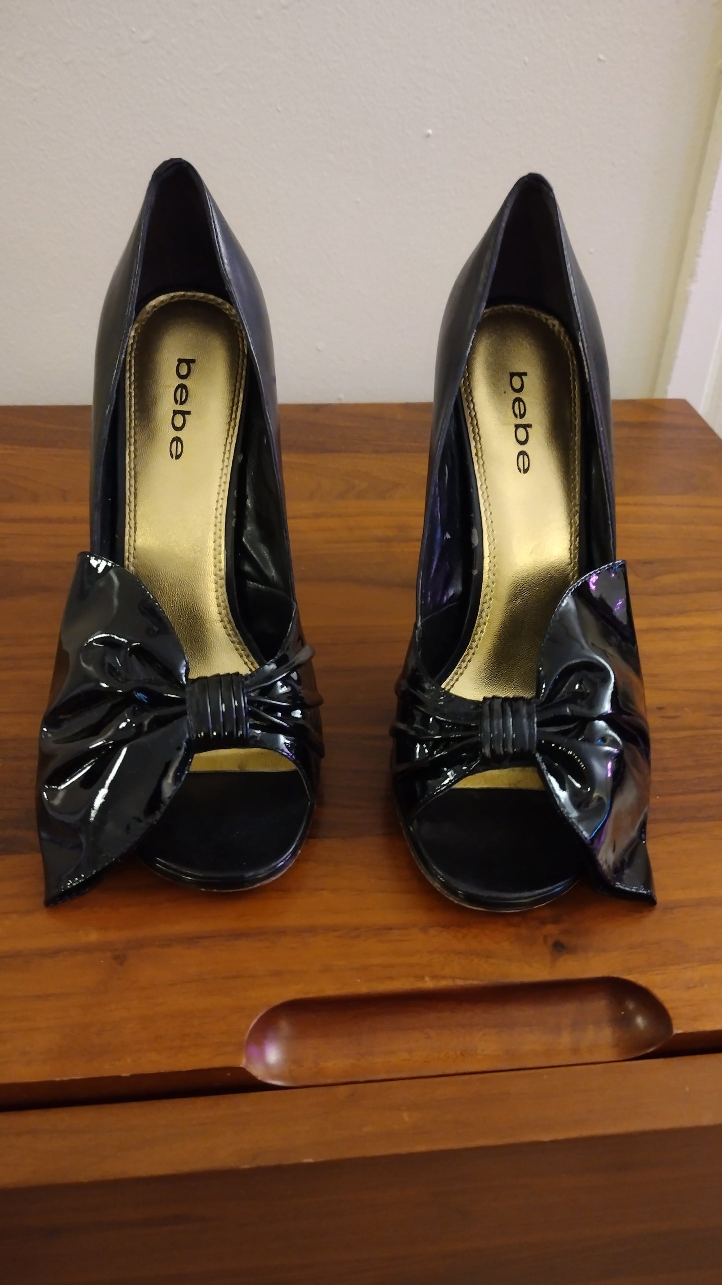 Bebe Dania Black 4" Heels