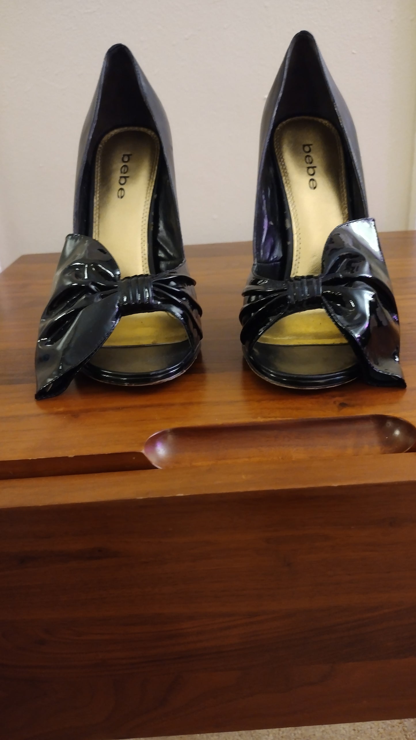 Bebe Dania Black 4" Heels