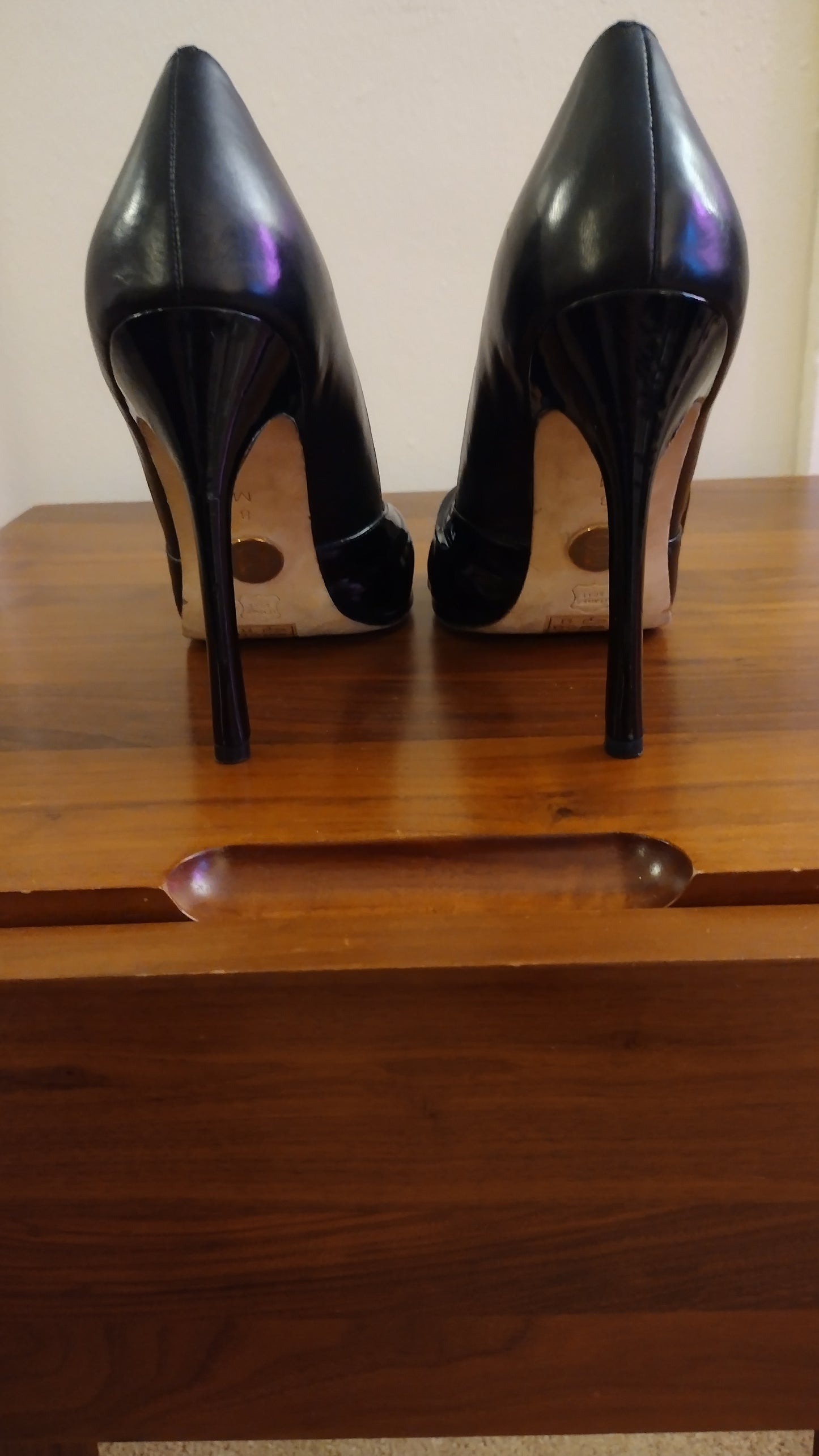 Bebe Dania Black 4" Heels
