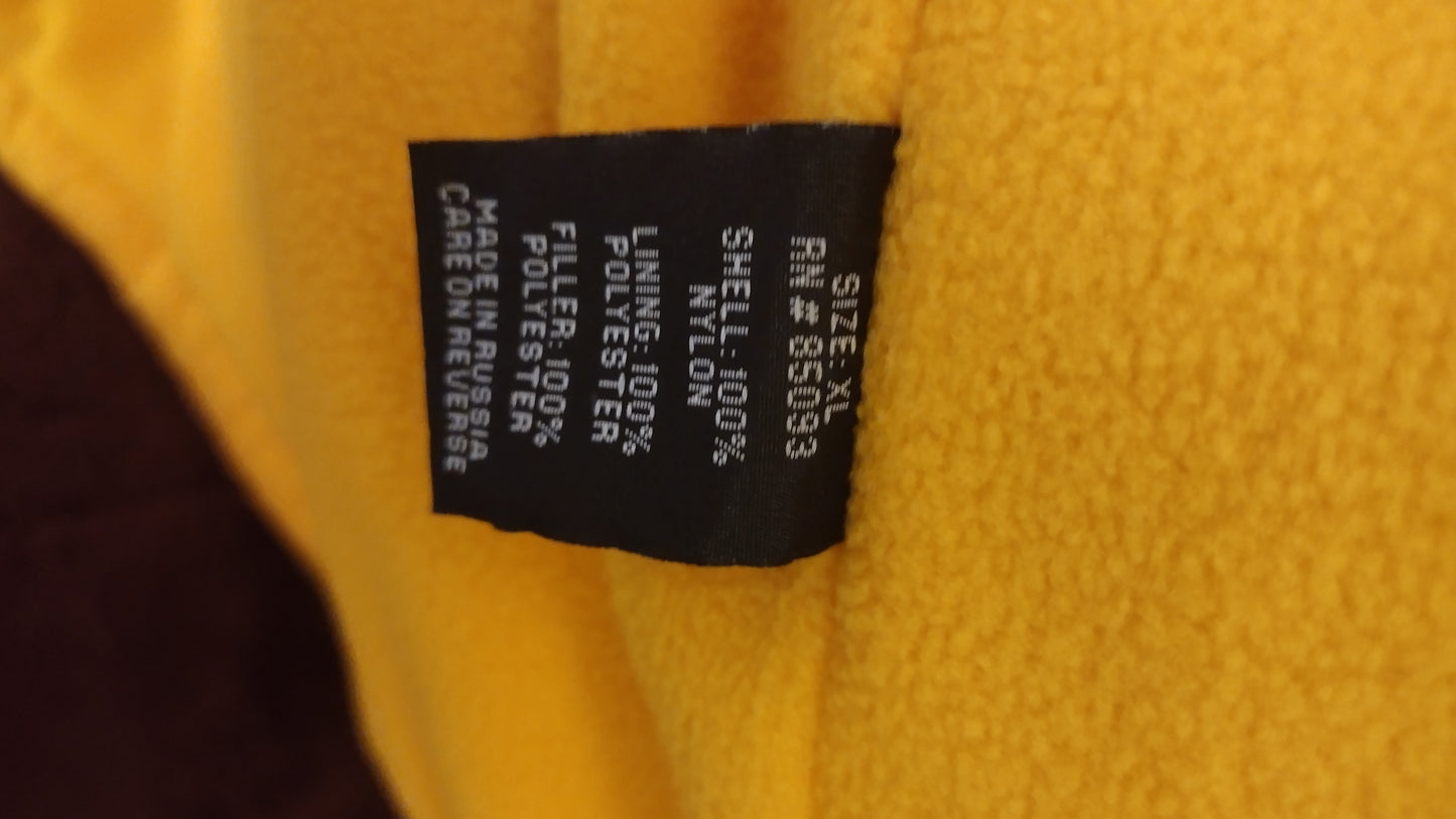 Los Angeles Lakers Yellow Jacket With Detachable Hoodie - Size XL