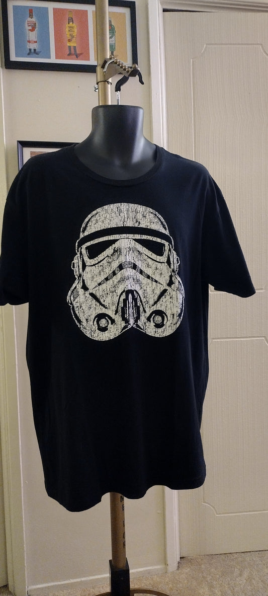Disneyland Hong Kong Black Stormtrooper Graphic Tee shirt