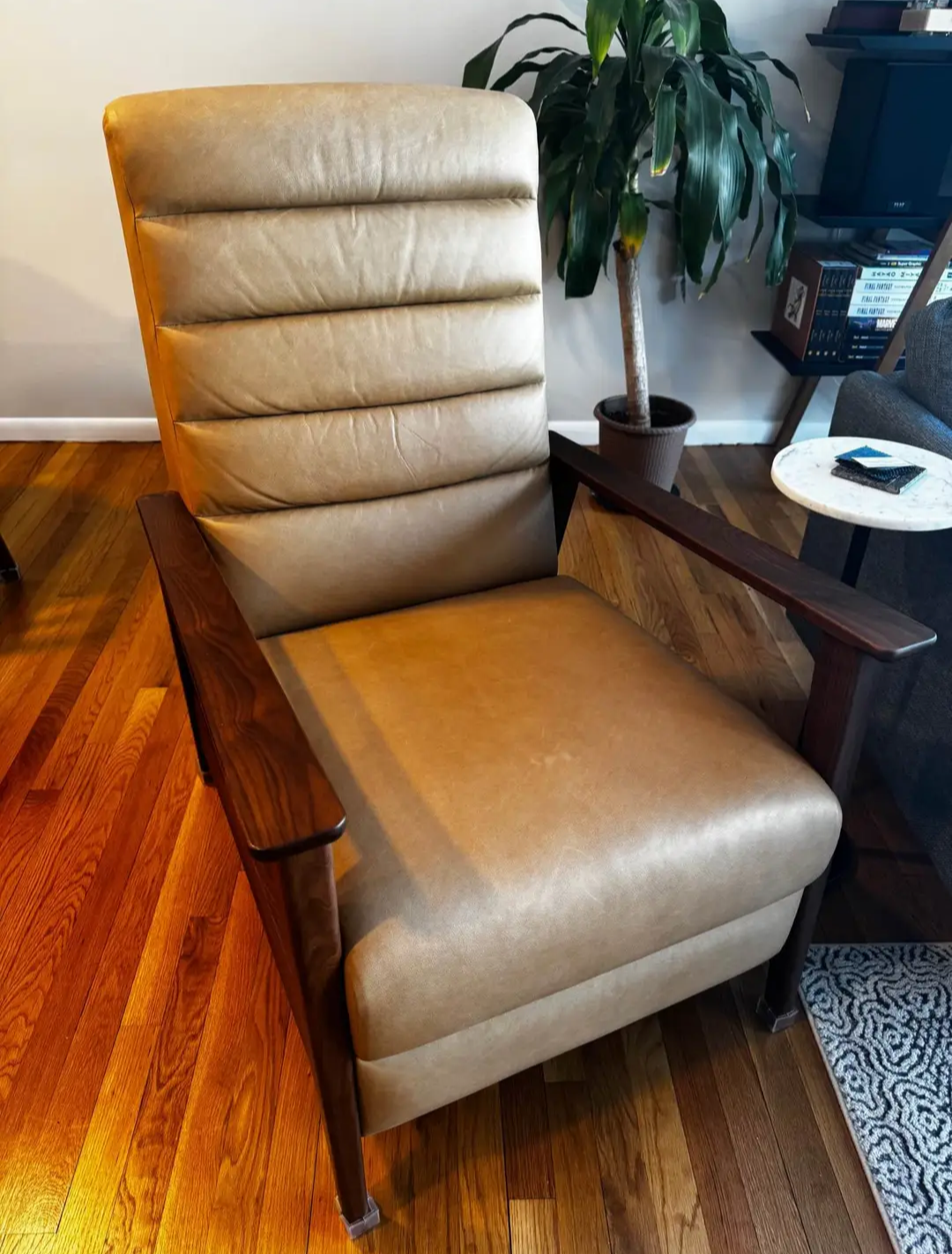 Ellow Charme Tan Recliner