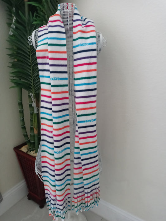 Aero Rainbow Pattern Scarf 70"