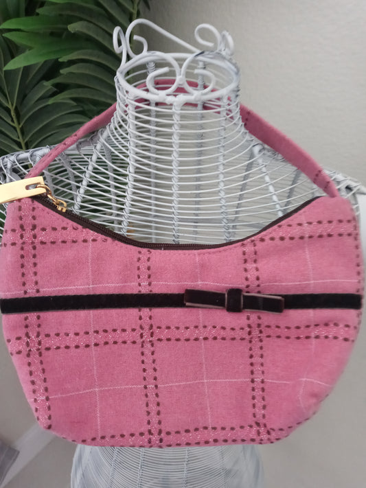 Women's Small Clutch Purse Pink 8" Pre Owned - Good Condition