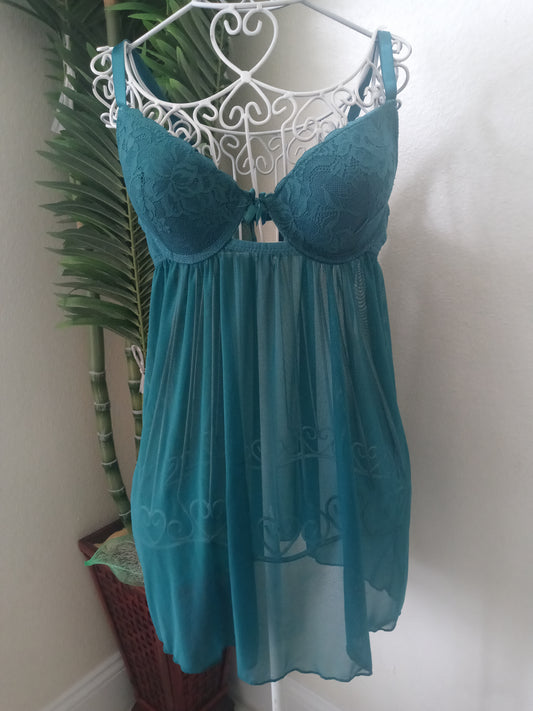 Hush Intimates Green Slip On - Pre Owned