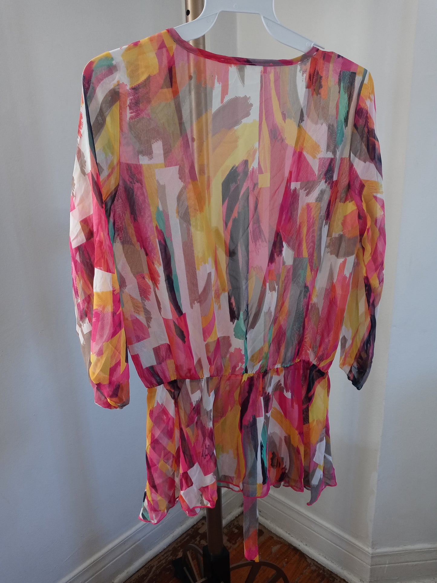 Win win Apparel Women's Long Sleeve Blouse Top -Style # 7008 -