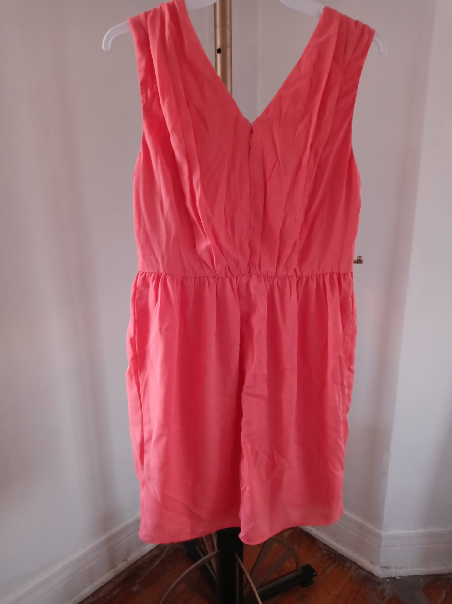Esley Women's Dress In Peach / Orange - Style# 58246 D-H - Brand New With Tags