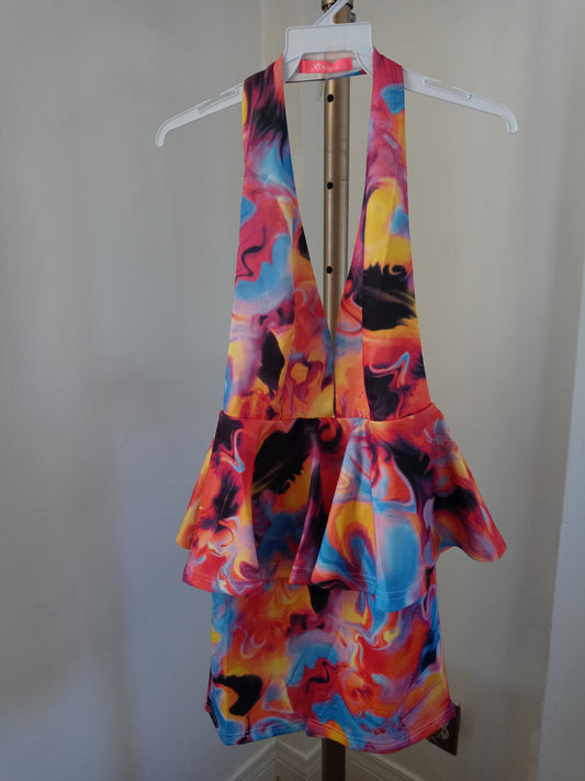 Xtaren Women's Summer Mini Dress Size Large / Grande -