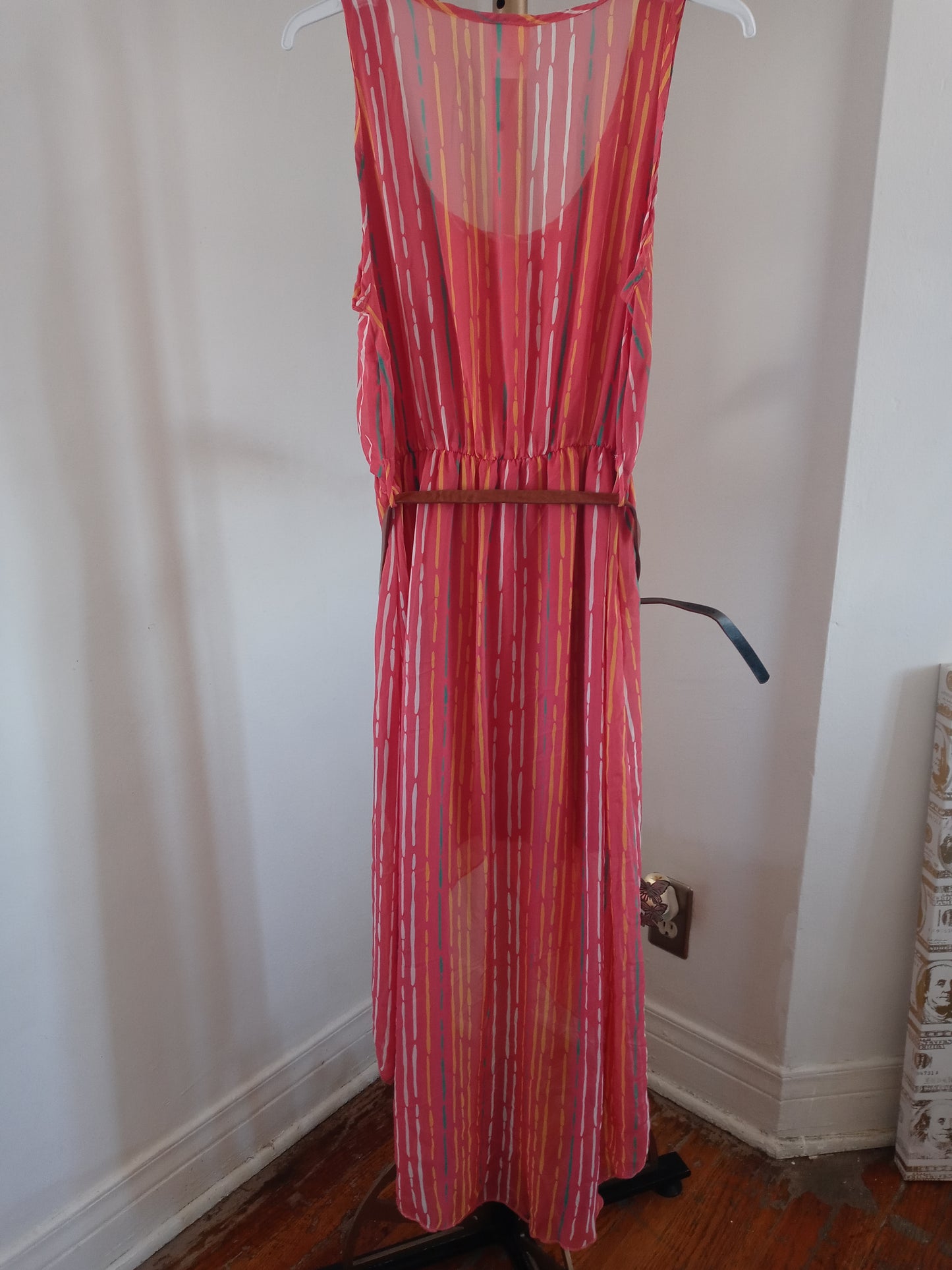 Wish list Women's Maxi Dress - Half Liner Under Dress - Size Small / Chico - Style : DW9871D