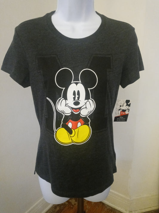 Disney Mickey Mouse T Shirt Women's Top Size M
